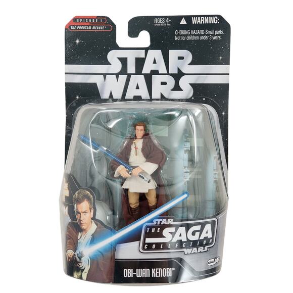 Obi Wan Kenobi Action Figure Star Wars the Saga Collection the Phantom Menace - Picture 1 of 7